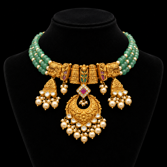 The Mrinalini Necklace Set